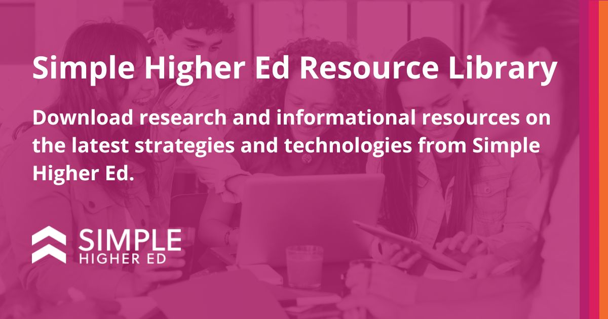 Simple Higher Ed Resource Library - Simple Higher Ed
