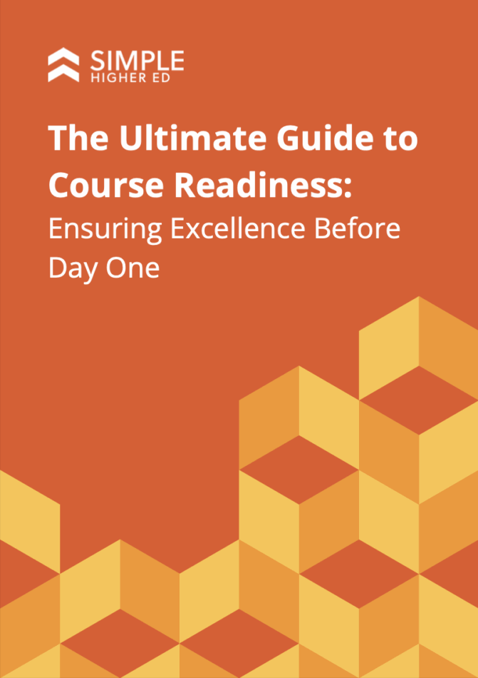 The Ultimate Guide to Course Readiness - Simple Higher Ed