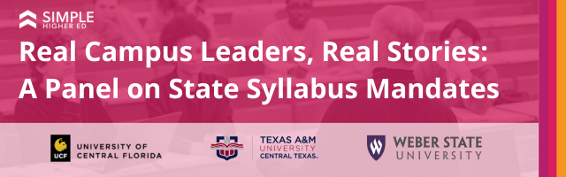 Real Campus Leaders, Real Stories - Simple Higher Ed