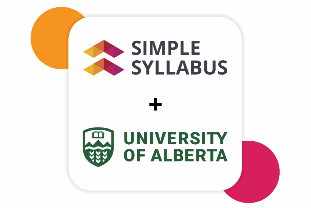University of Alberta awards RFP to Simple Syllabus