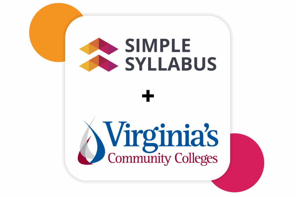 Virginia Community College System awards RFP to Simple Syllabus