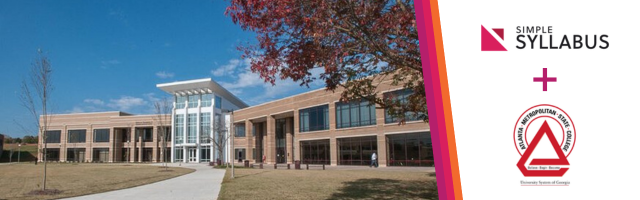 Atlanta Metropolitan State College and Simple Syllabus Webinar Banner