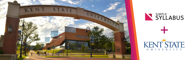Kent State University and Simple Syllabus Webinar Banner