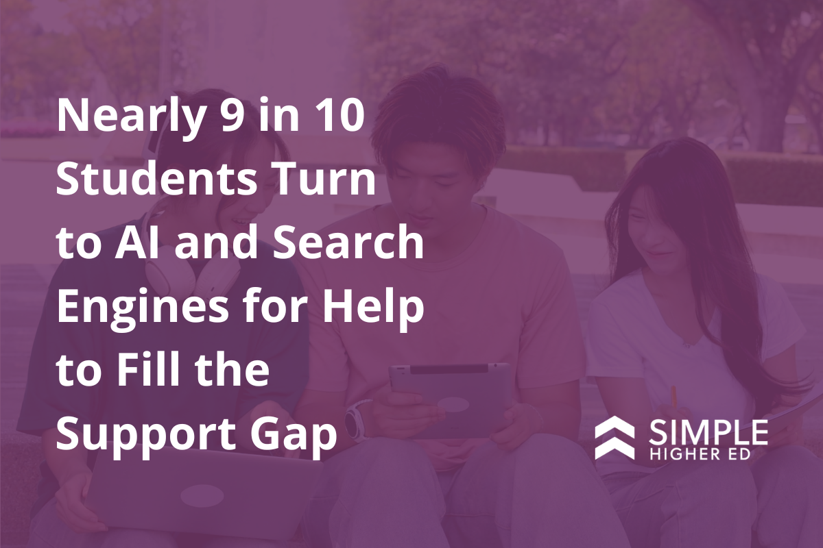 9 in 10 students turn to AI and Search
