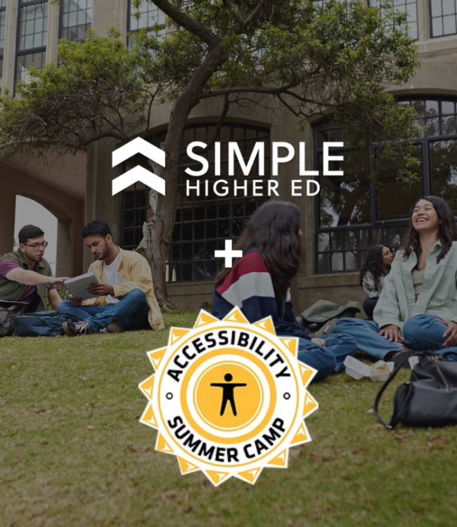 Simple Higher Ed Feature Image - Accessibility Summer Camp
