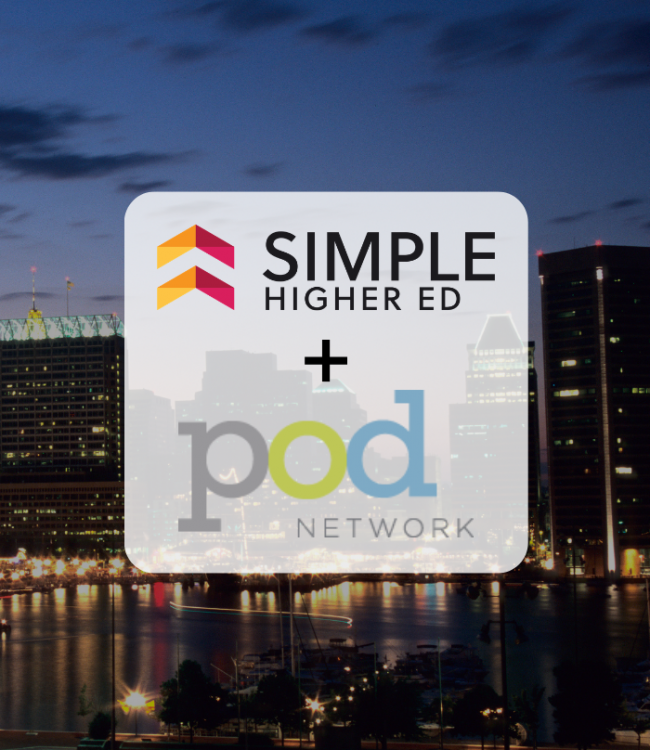 Simple Higher Ed - POD Network Conference