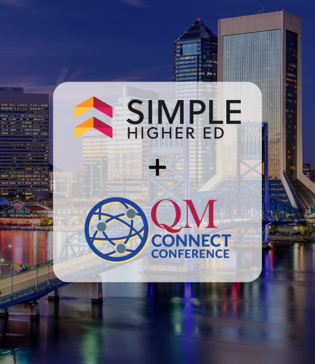 Simple Higher Ed - QM Connect Conference