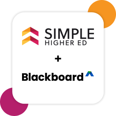 Simple Higher Ed and Blackboard